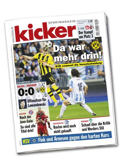 kicker aktuelle fußball news